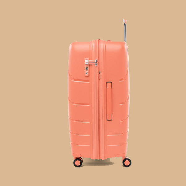 coral orange carry on side view