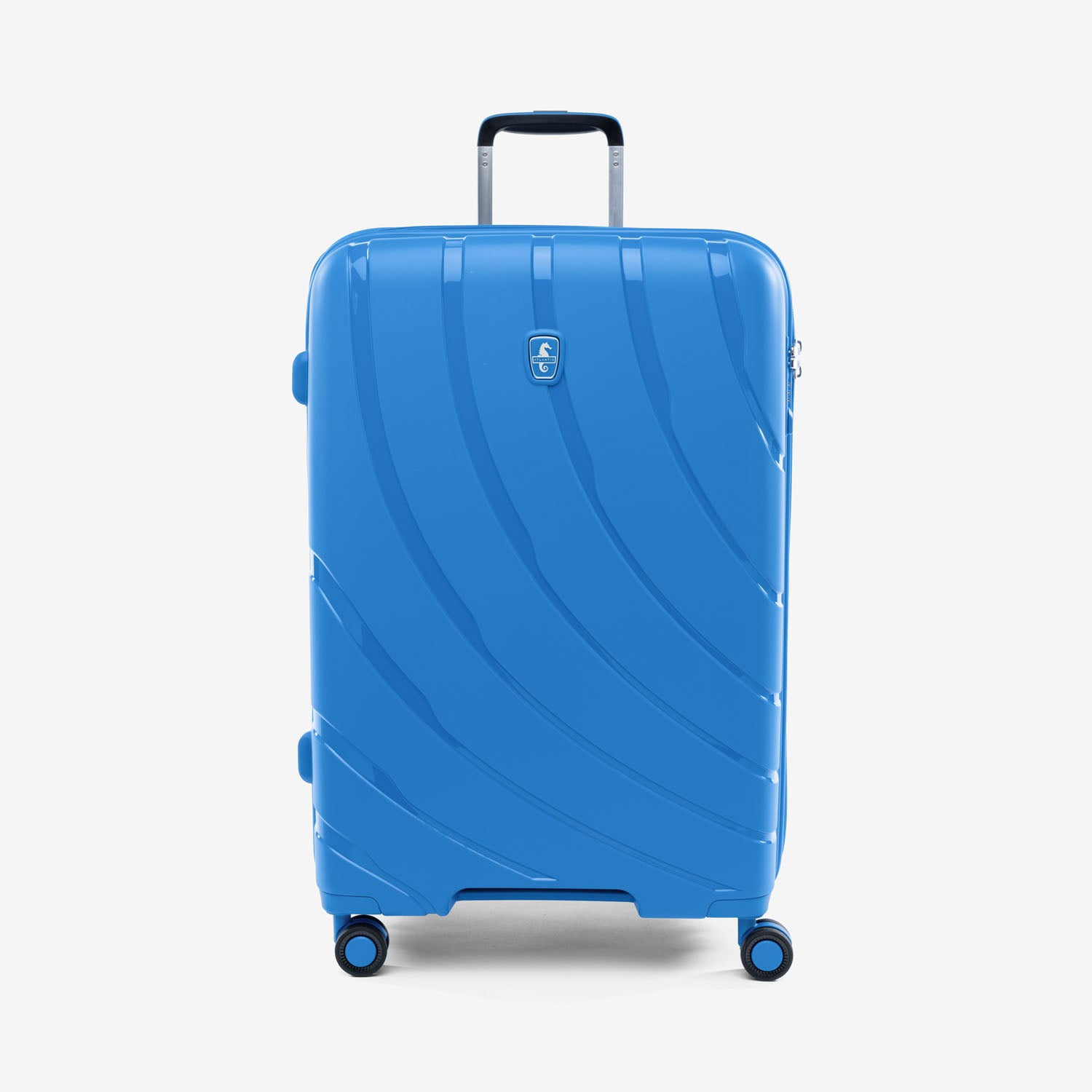 Convertible Medium to Large Checked Expandable Hardside Spinner - Ocean Blue