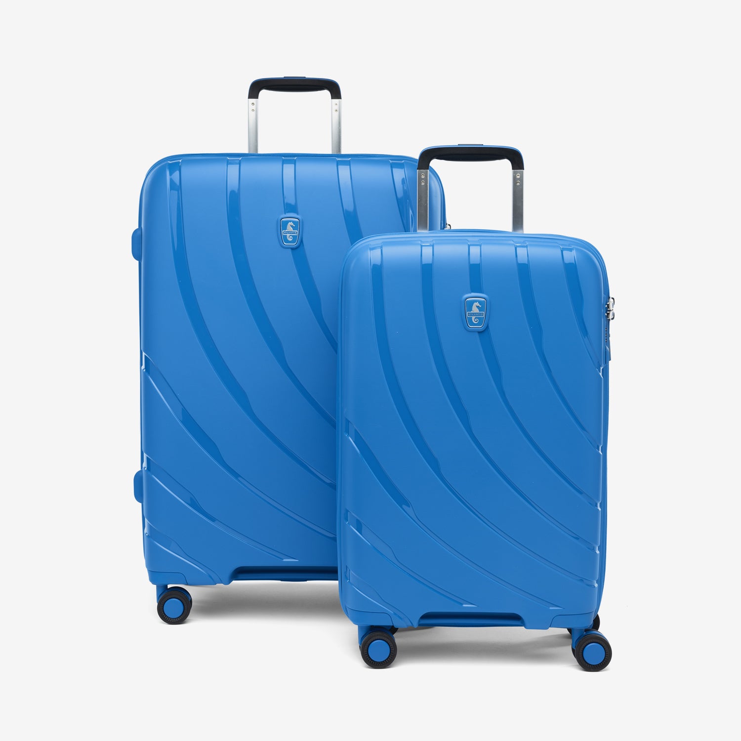 Expandable Spinner Set Ocean Blue Lightweight Luggage Atlantic Luggage