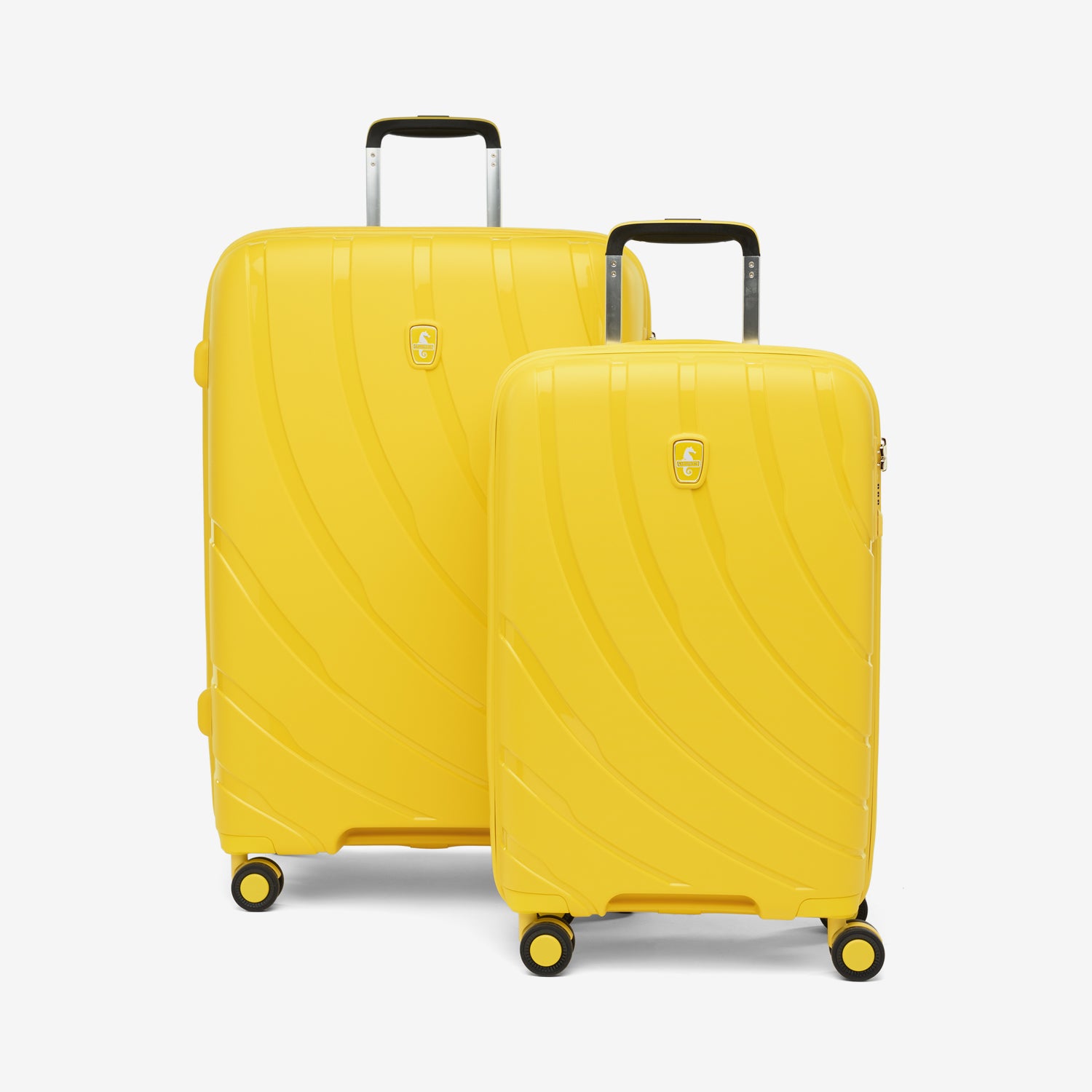 Expandable Hardside Spinner Set Sunshine Yellow