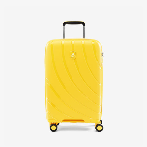 Yellow carry on luggage sale